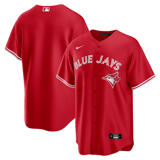 MLB Youth Blank Replica Jersey Alt Red Blue Jays 2026