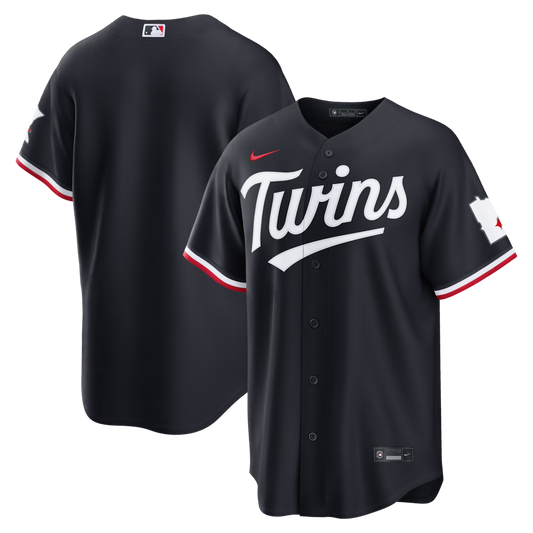 MLB Stadium Jersey Blank Alt Navy Twins