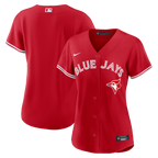 MLB Ladies Jersey Blank Alt Red Canada Day Blue Jays