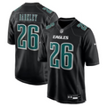 NFL Player Fashion Jersey Carbon Black Chase 2024 Saquon Barkley Eagles