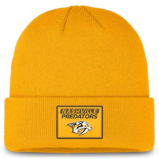 NHL Knit Hat Authentic Pro Prime Cuffed Beanie 2024 Predators