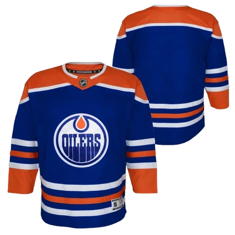 NHL Youth Blank Replica Jersey Breakaway Home Oilers