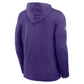 NFL Dri-FIT Long Sleeve Hoodie 2025 Sideline Pure Fury Vikings