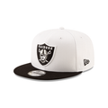 NFL Hat 950 Basic Snapback Two Tone Raiders (White)