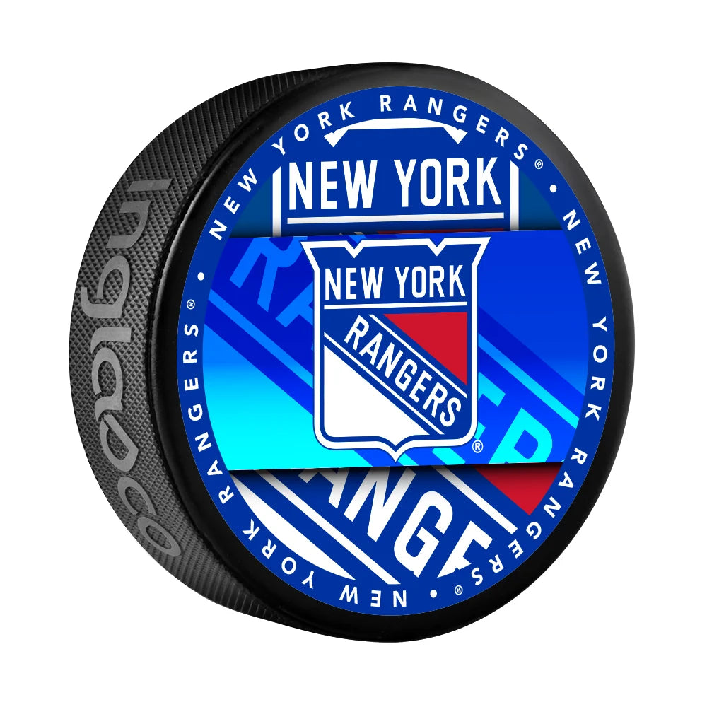 NHL Puck Souvenir Collector Medallion Rangers