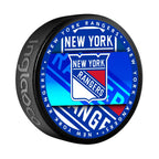 NHL Puck Souvenir Collector Medallion Rangers