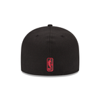 NBA Hat 5950 Basic Two Tone Raptors (Black and Red)