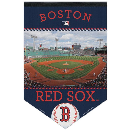 MLB Felt Banner Stadium 17x26 Red Sox