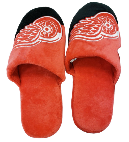 NHL Slippers Big Logo Red Wings