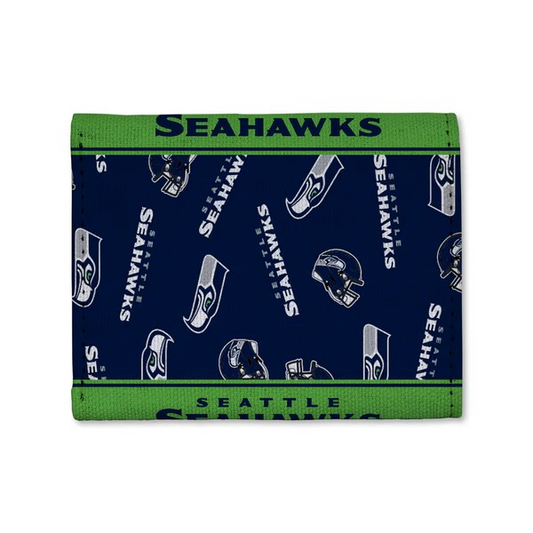 NFL Canvas Trifold Wallet Seahawks