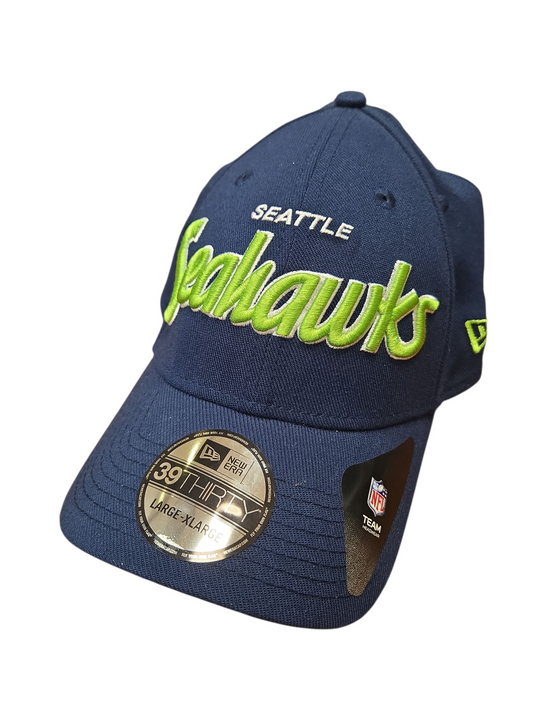 NFL Hat 3930 Tail Swoop Classic Two Tone Seahawks