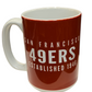 NFL Coffee Mug 15oz Logos To History 49ers
