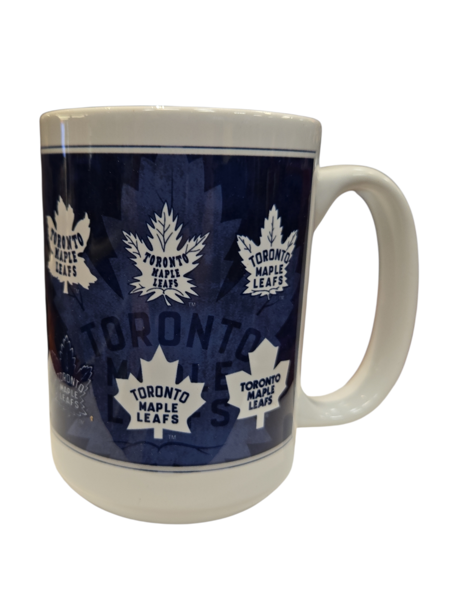 NHL Coffee Mug 15oz Logos To History Maple Leafs