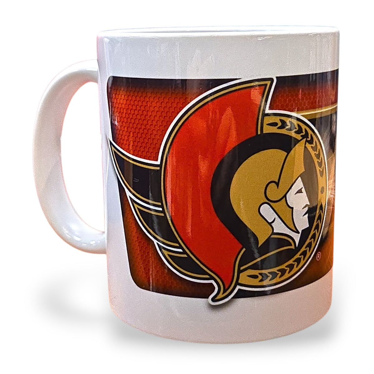NHL Coffee Mug Subl. 11 Oz C-Handle White Senators
