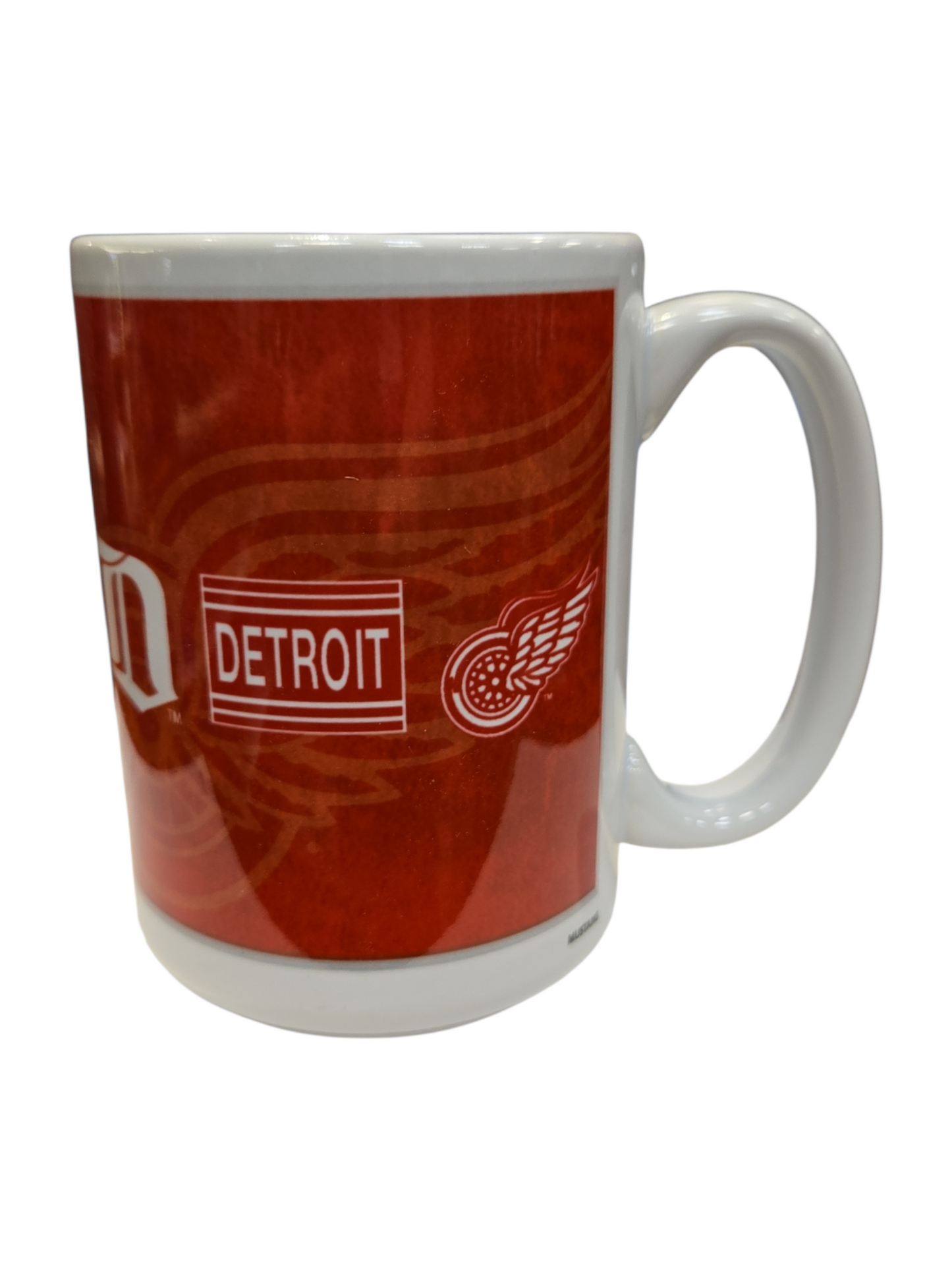 NHL Coffee Mug 15oz Logos To History Red Wings