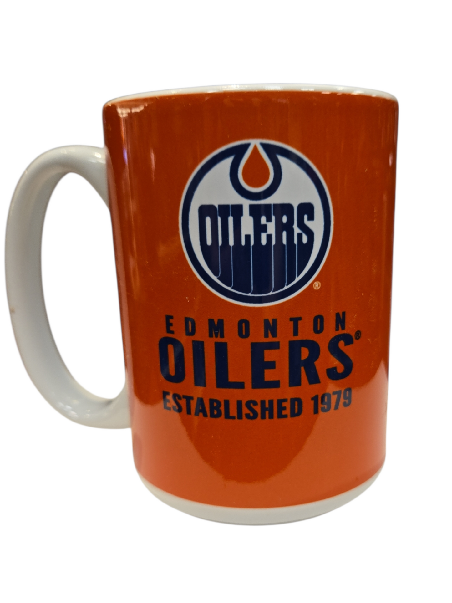 NHL Coffee Mug 15oz Logos To History Oilers