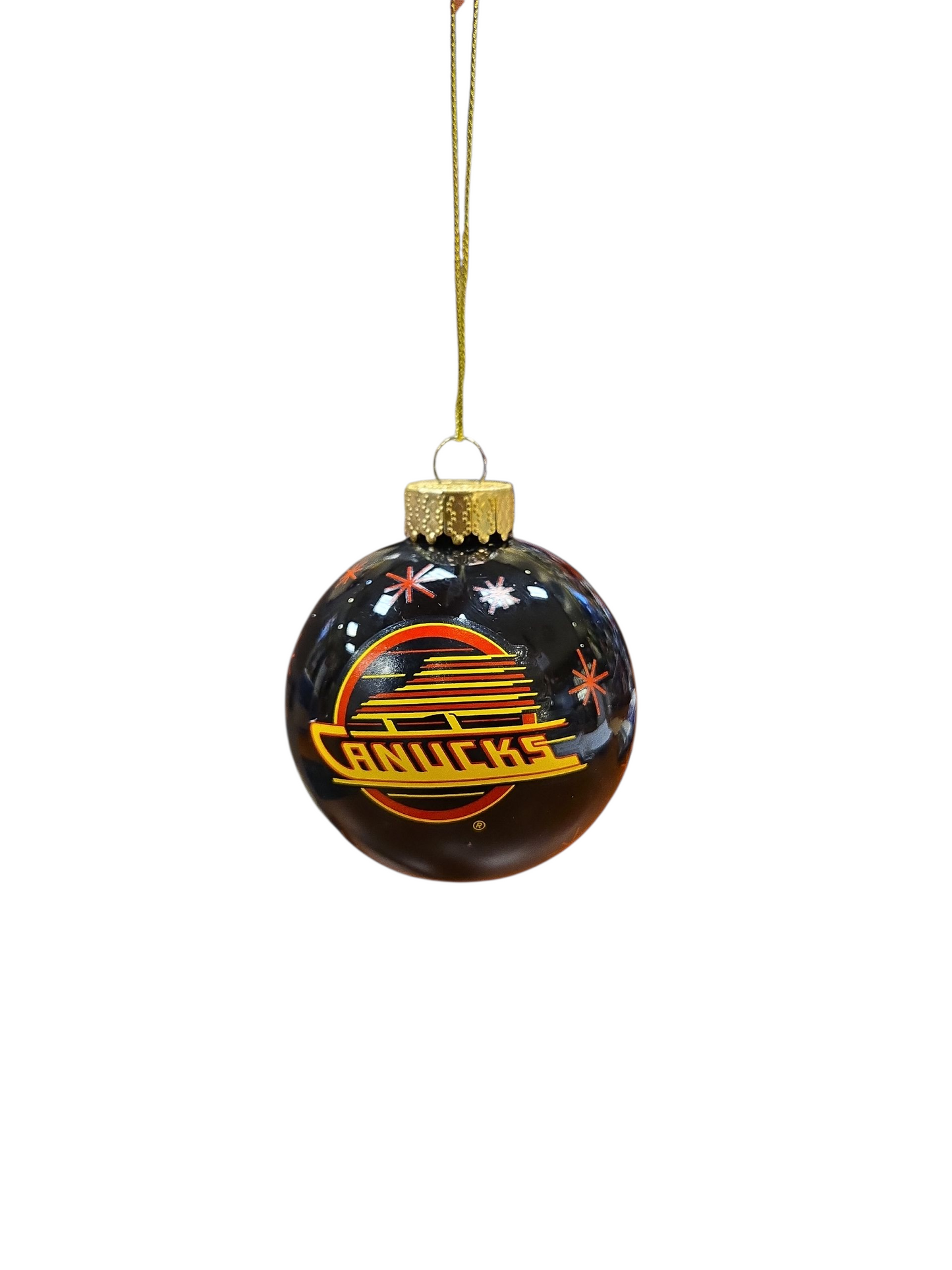NHL Ornament Glass Ball Canucks (Vintage)