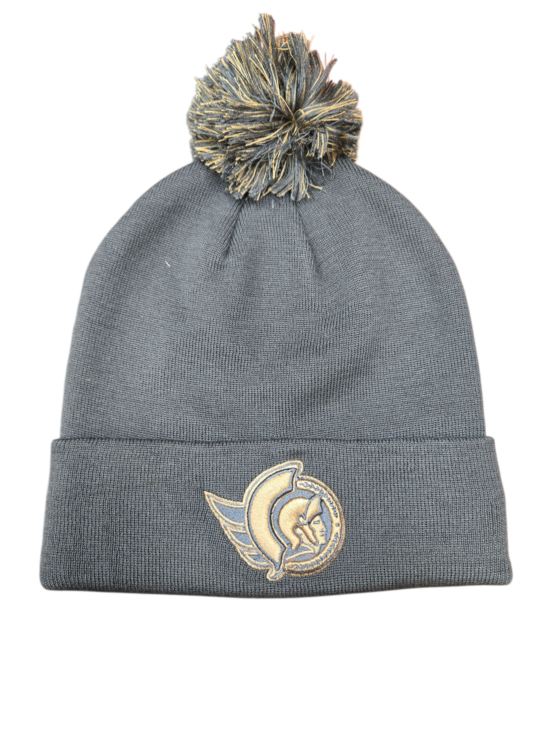 NHL Knit Hat Authentic Pro Rink Cuffed with Pom Military Appreciation Senators