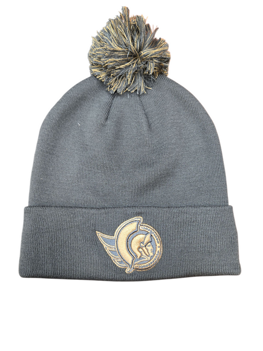 NHL Knit Hat Authentic Pro Rink Cuffed with Pom Military Appreciation Senators