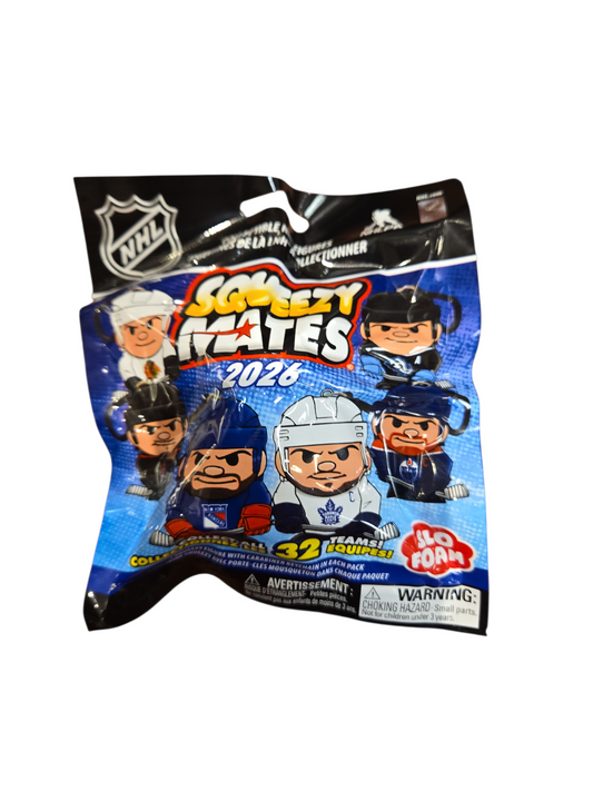 NHL Collectible Figures Squeezy Mates Gravity Feed 2026