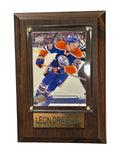 NHL Collectible Plaque with Card 4x6 Upper Deck Home Leon Draisaitl Oilers