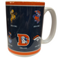 NFL Coffee Mug 15oz Logos To History Broncos