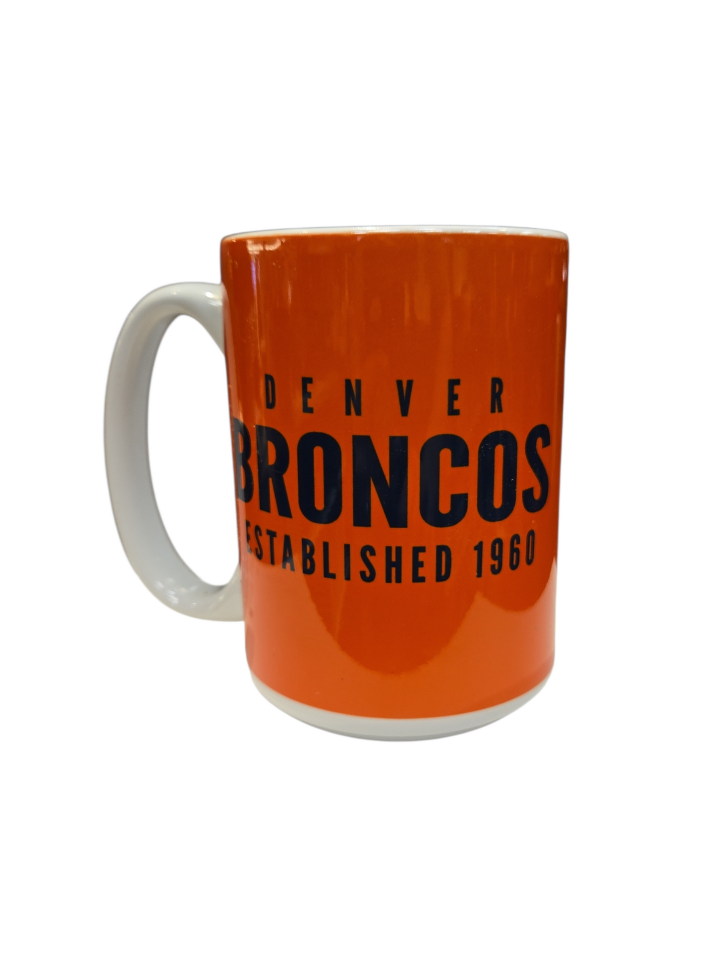 NFL Coffee Mug 15oz Logos To History Broncos