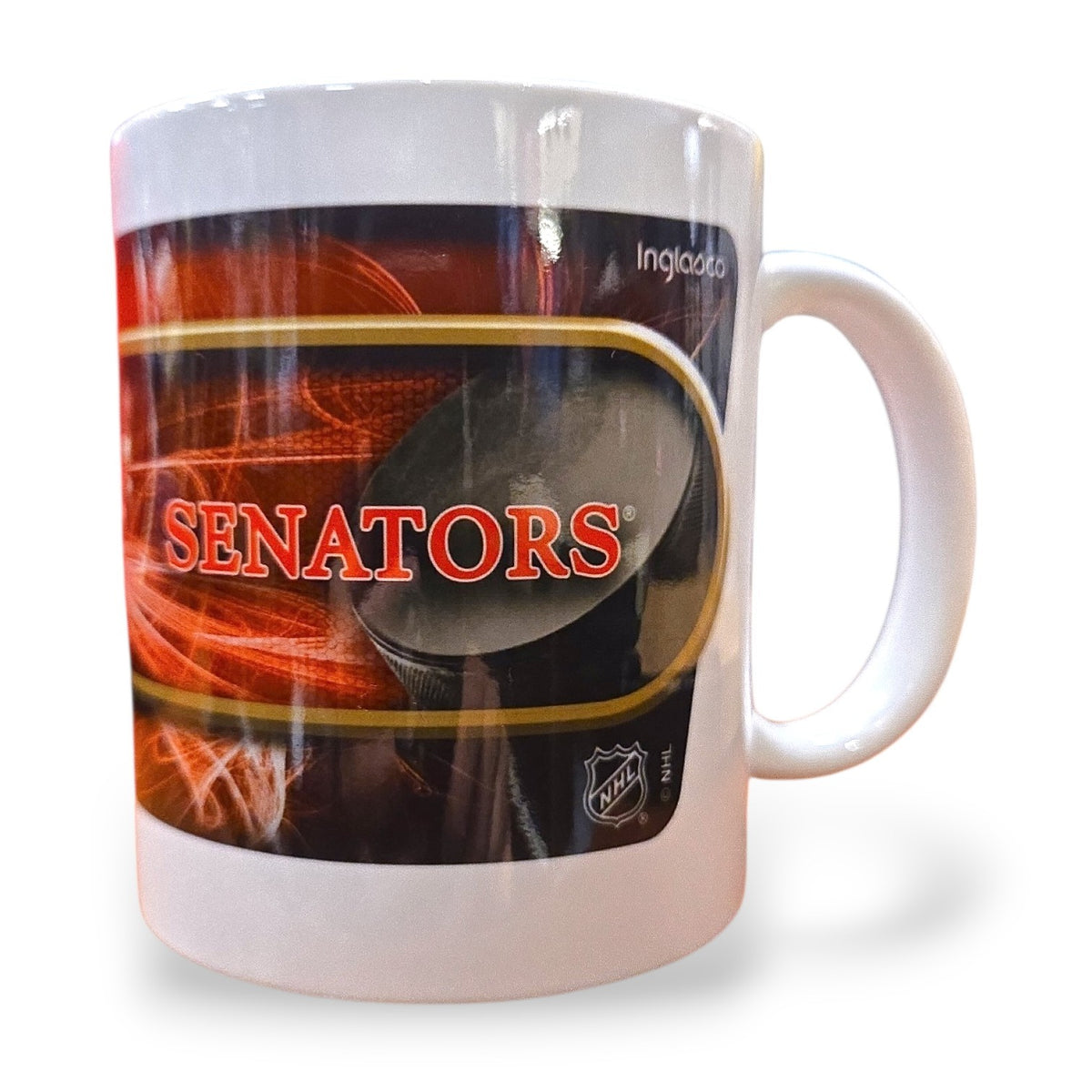 NHL Coffee Mug Subl. 11 Oz C-Handle White Senators