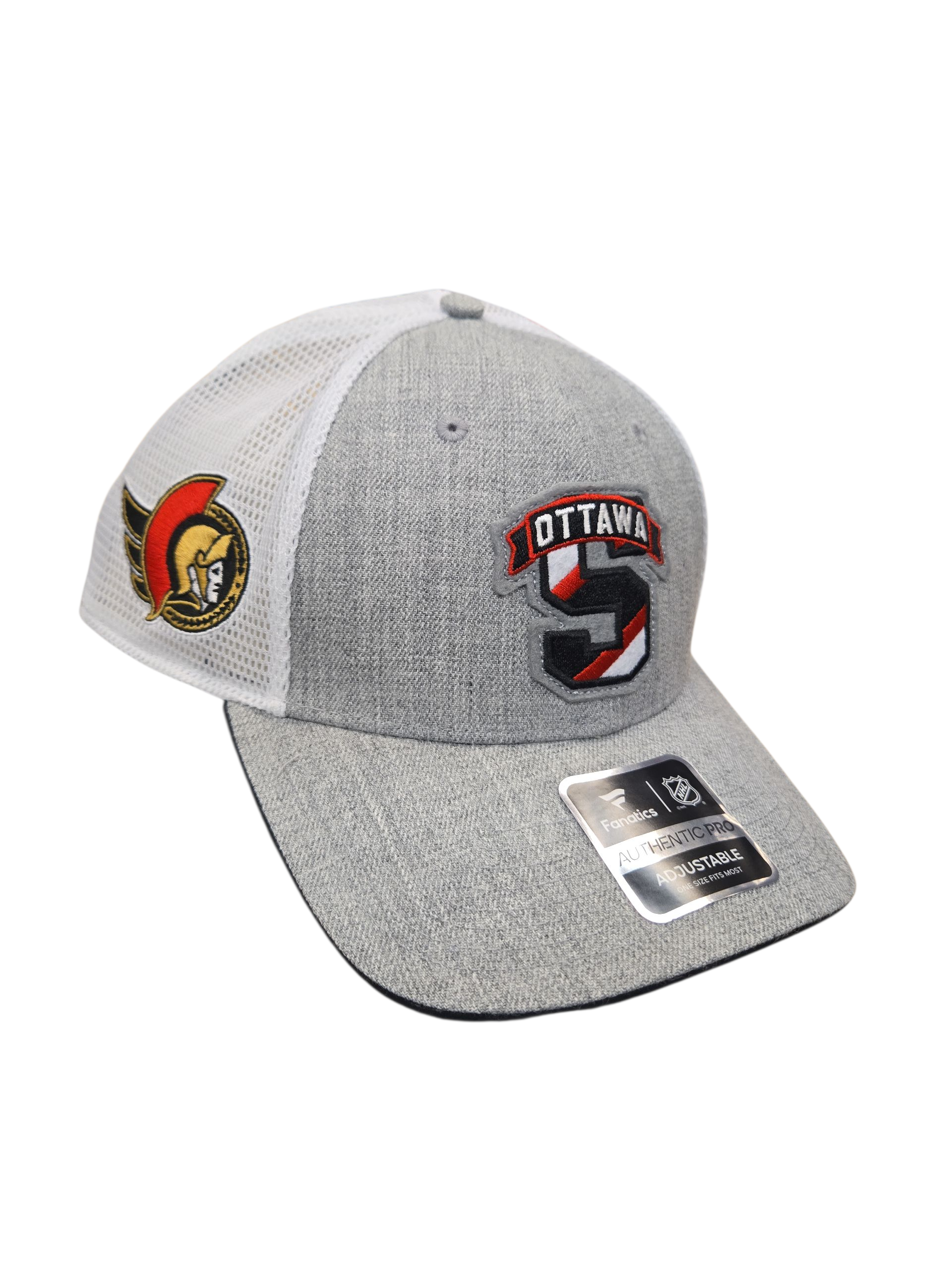 NHL Hat Adjustable Mesh Back Draft Podium 2025 Senators