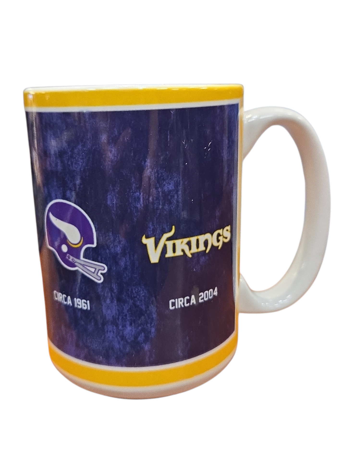 NFL Coffee Mug 15oz Logos To History Vikings