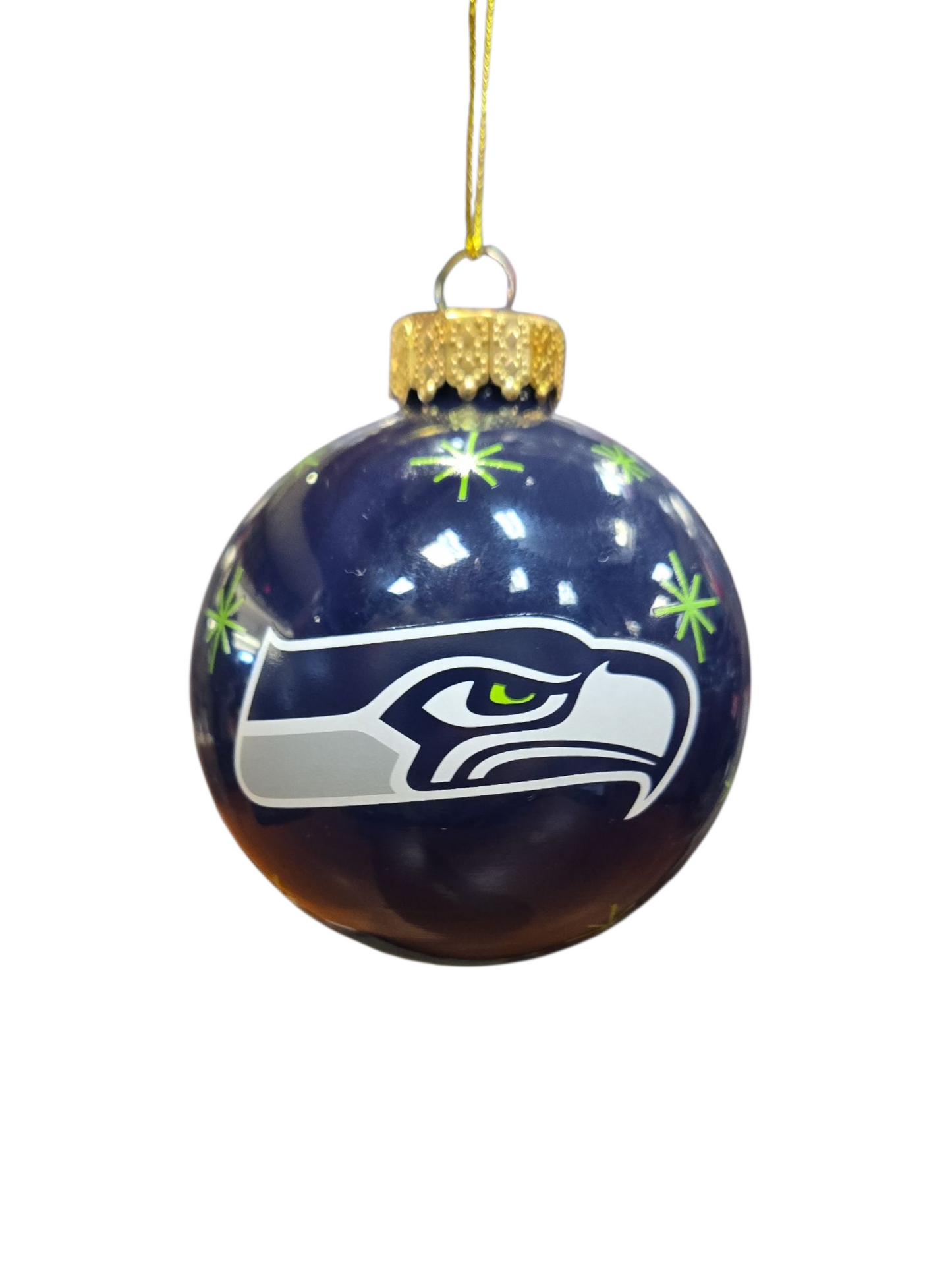 NFL Ornament Glass Ball Seahawks