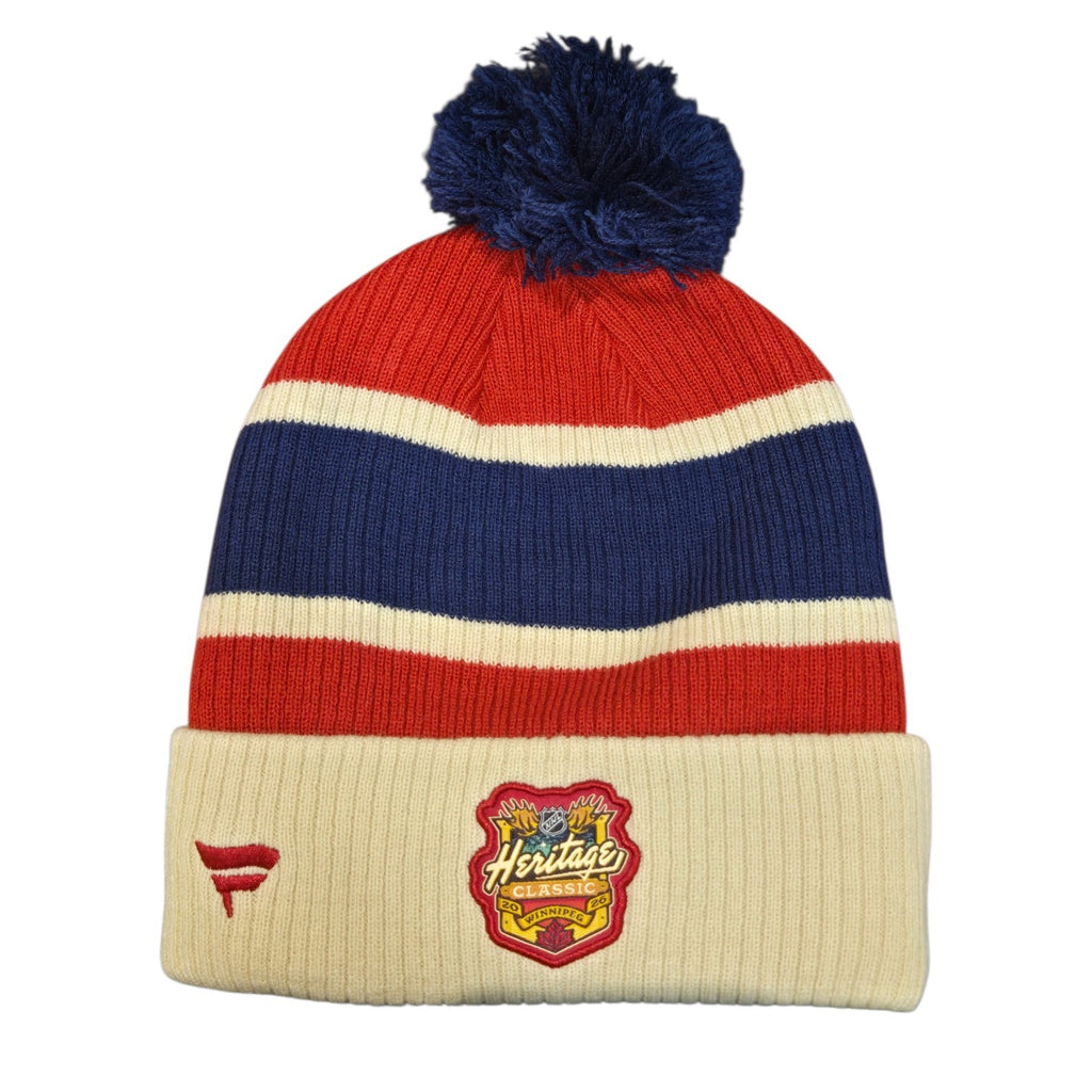 NHL Knit Hat Cuffed W/Pom Authentic Pro Heritage Classic 2026 Canadiens