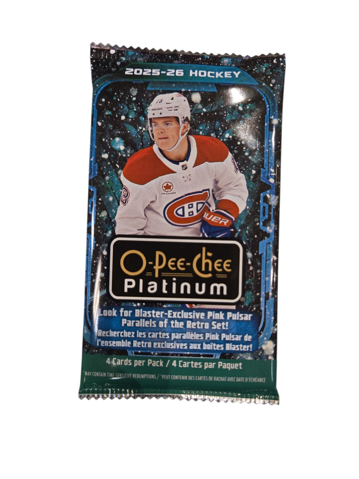 NHL Hockey Cards O-Pee-Chee Platinum 2025-26 (Single Pack)