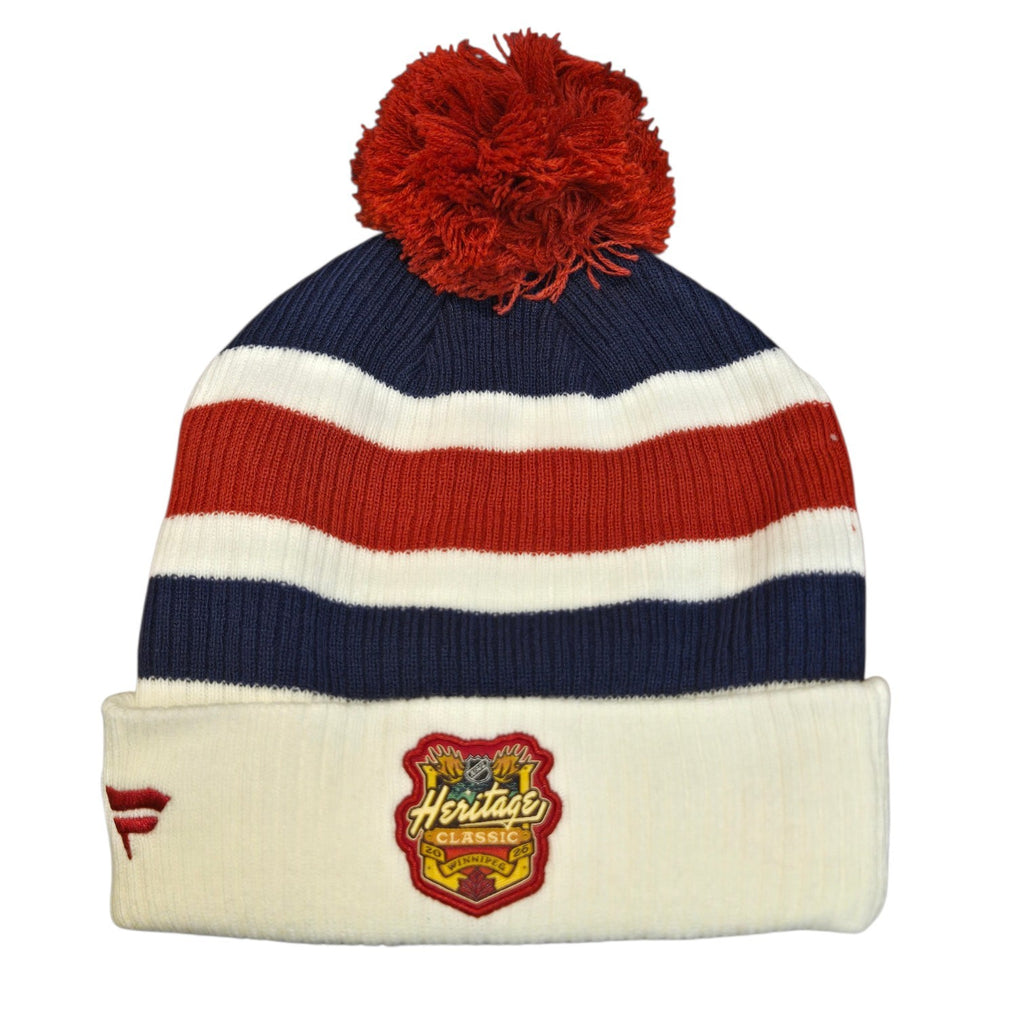 NHL Knit Hat Cuffed W/Pom Authentic Pro Heritage Classic 2026 Jets