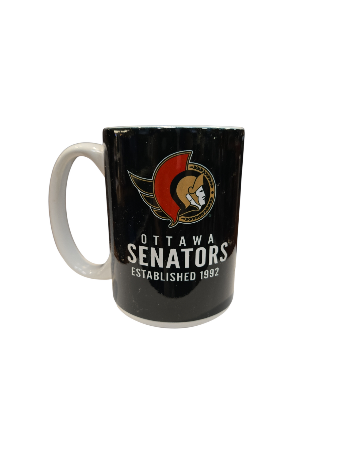 NHL Coffee Mug 15oz Logos To History Senators