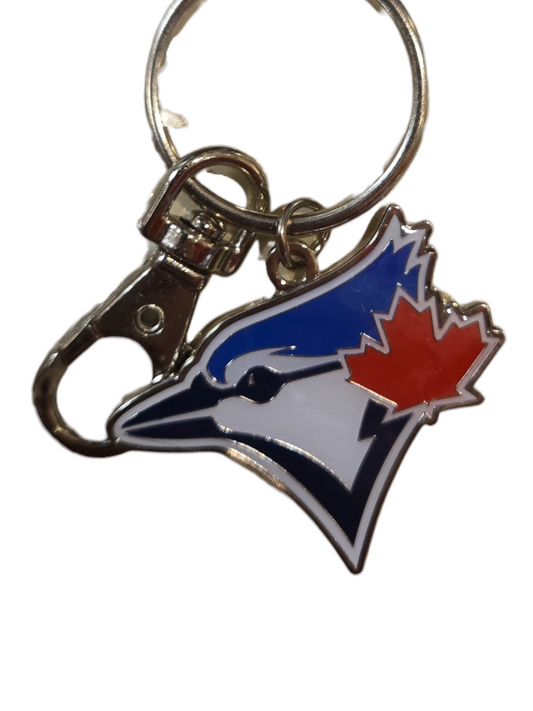 MLB Keychain and Swivel Clip Logo Blue Jays