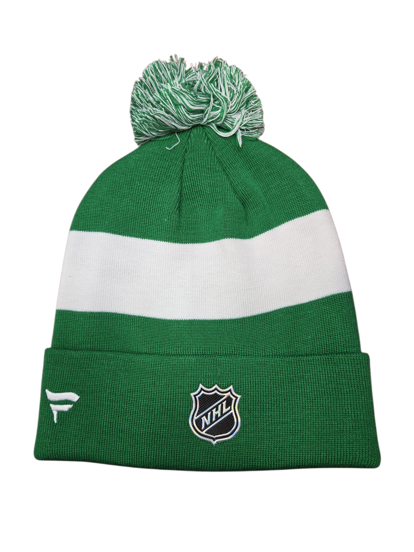 NHL Knit Hat Authentic Pro Rink Cuffed with Pom Alternate Vintage St Pats Maple Leafs