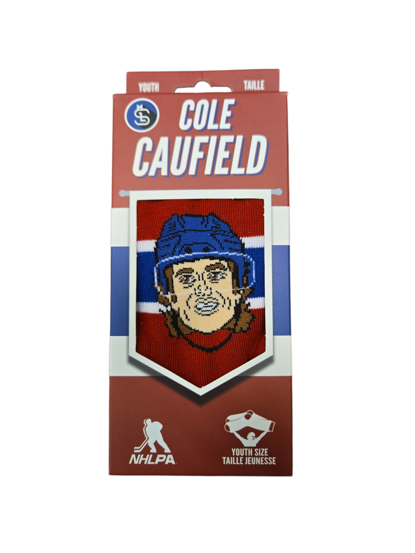 NHLPA Youth Player Socks Cole Caufield Canadiens