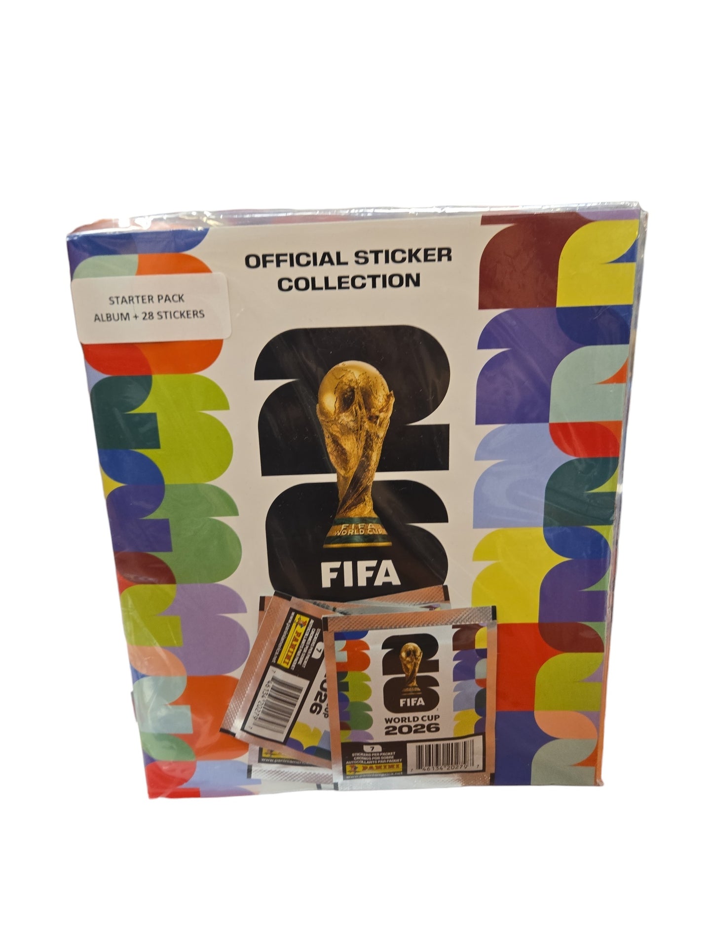 Panini FIFA World Cup 2026 Sticker Album Starter Pack (ALBUM + 28 STICKERS)