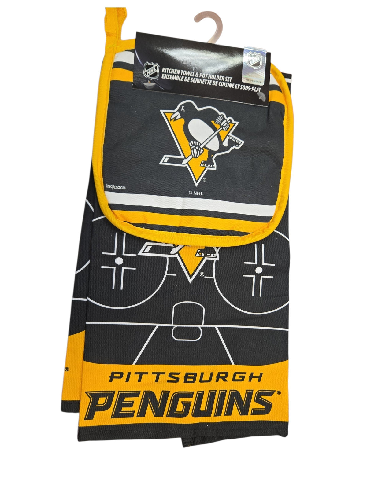 NHL Kitchen Powel & Pot Holder Sets Penguins