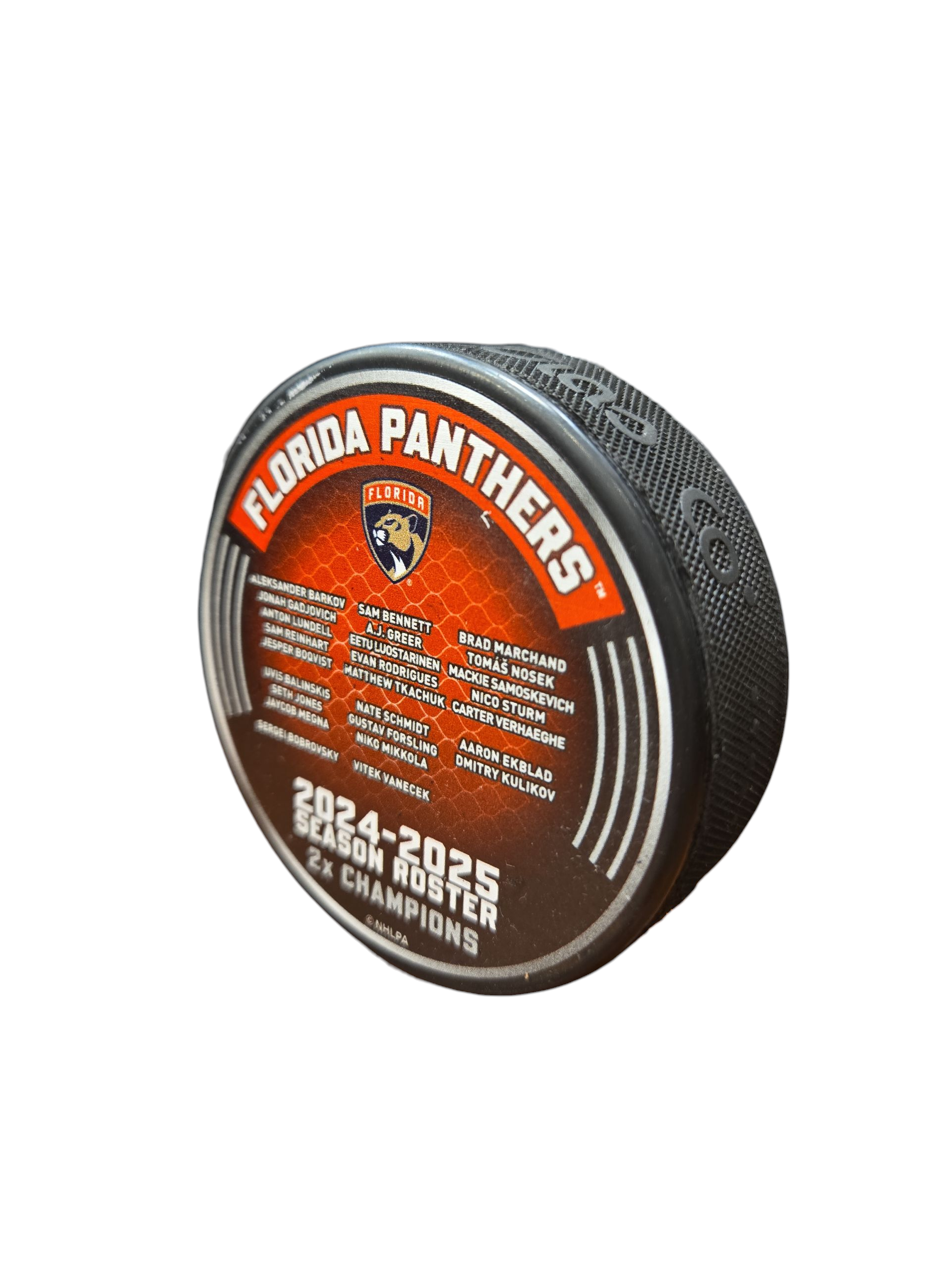 NHL Collector Puck Roster Stanley Cup Champions 2025 Panthers