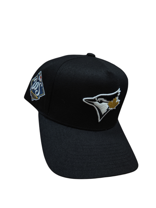 MLB Hat World Series Gold & Black Blue Jays