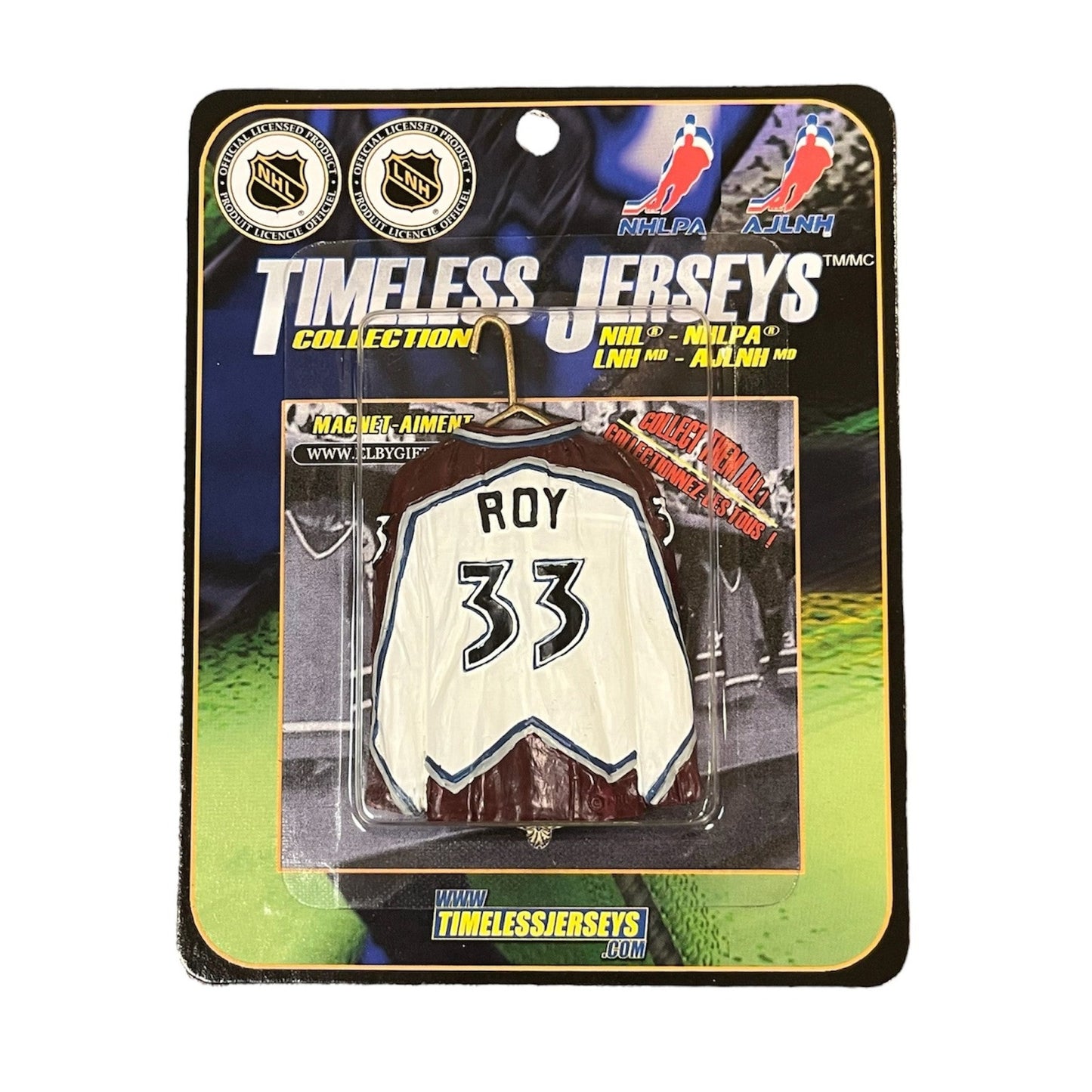 NHL Vintage Player Ceramic Magnet Patrick Roy Avalanche