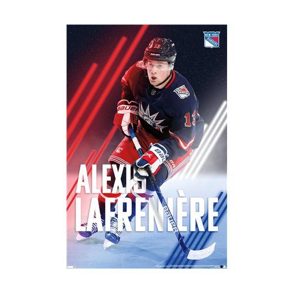 NHL Player Wall Poster Alexis Lafrenière Rangers