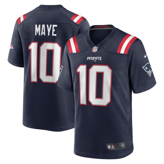 NFL Player Game Jersey Home Drake Maye Patriots