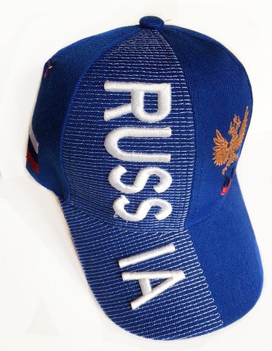 Country Youth Hat 3D Russia (Blue)