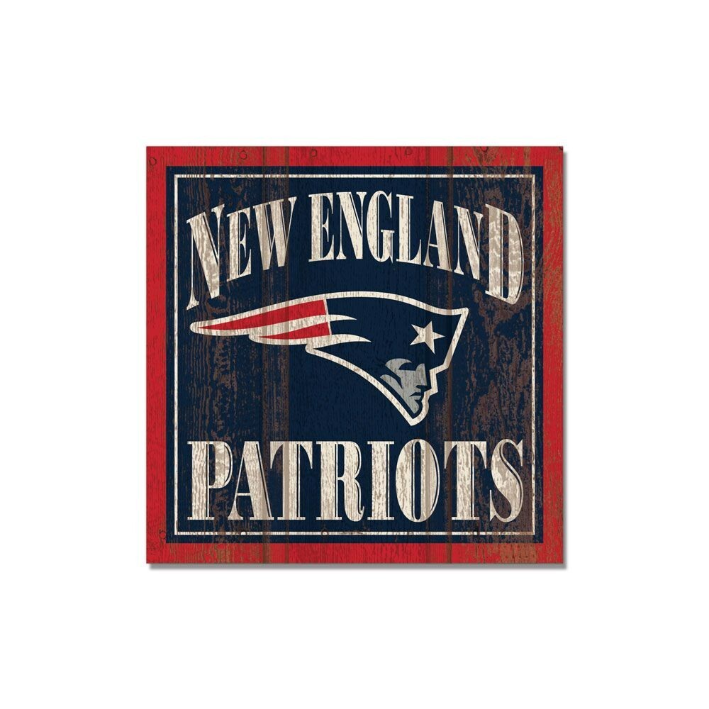 NFL Wooden Magnet 3x3 Patriots