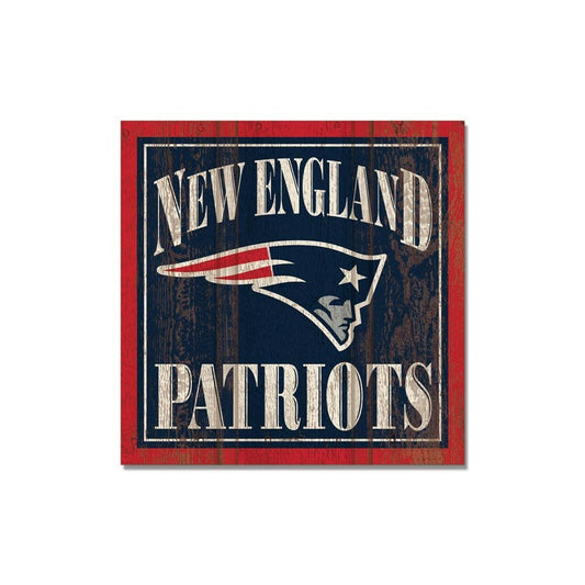 NFL Wooden Magnet 3x3 Patriots