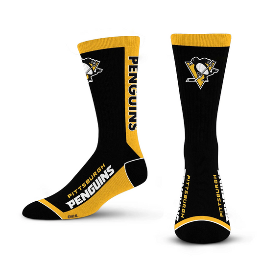 NHL Socks MVP Penguins Large 10-13