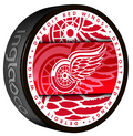 NHL Puck Souvenir Collector Medallion Red Wings